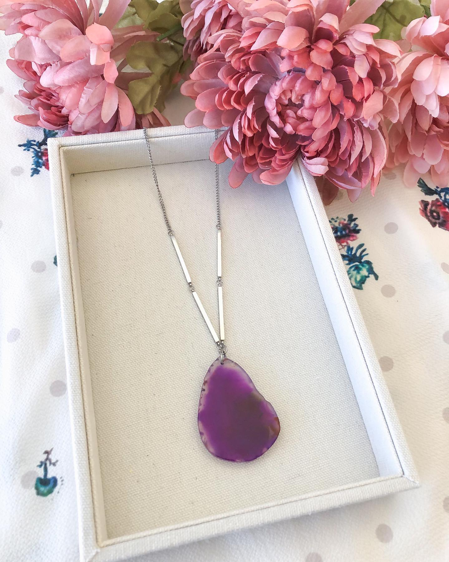 Royal Necklace Pink Amethyst