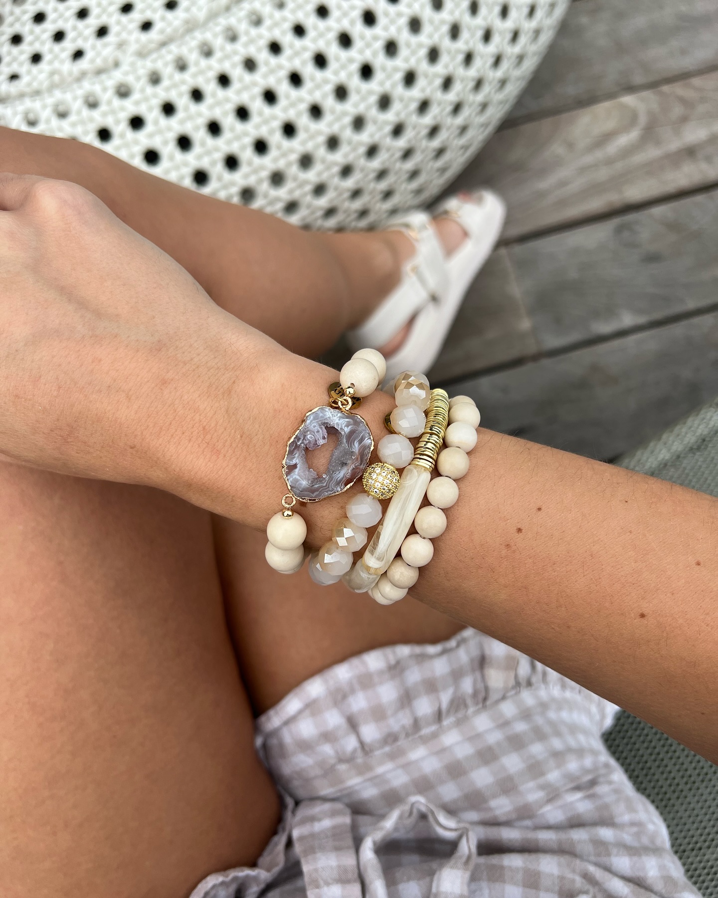 Agate Collection - Tawny Bracelet | Kinsley Armelle® Official
