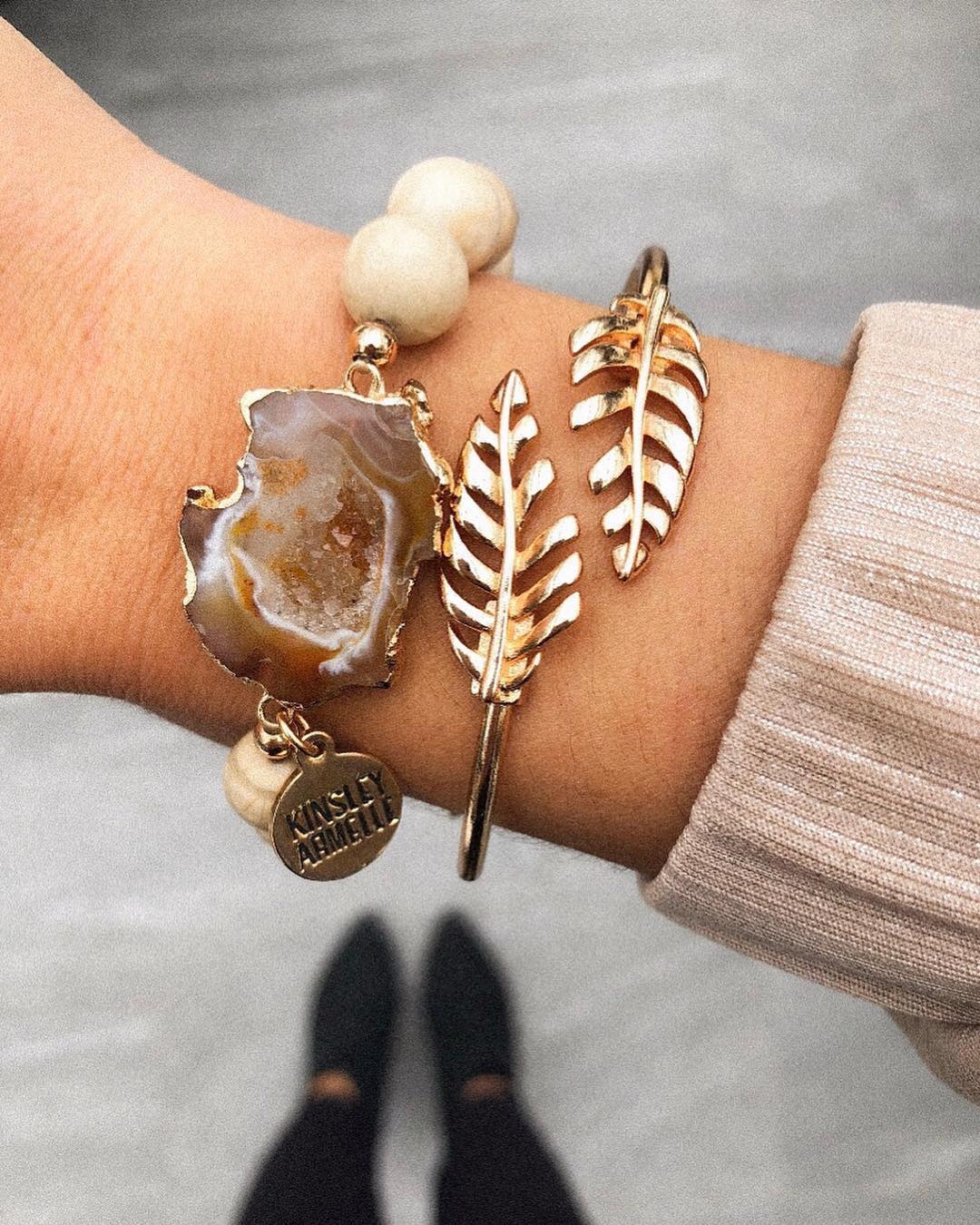 Agate Collection - Tawny Bracelet | Kinsley Armelle® Official