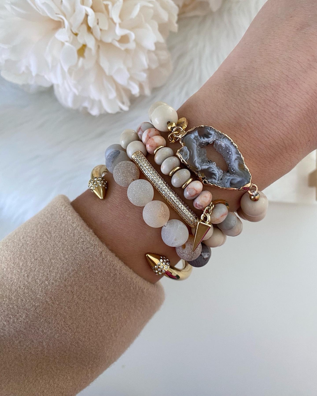 Agate Collection - Tawny Bracelet | Kinsley Armelle® Official
