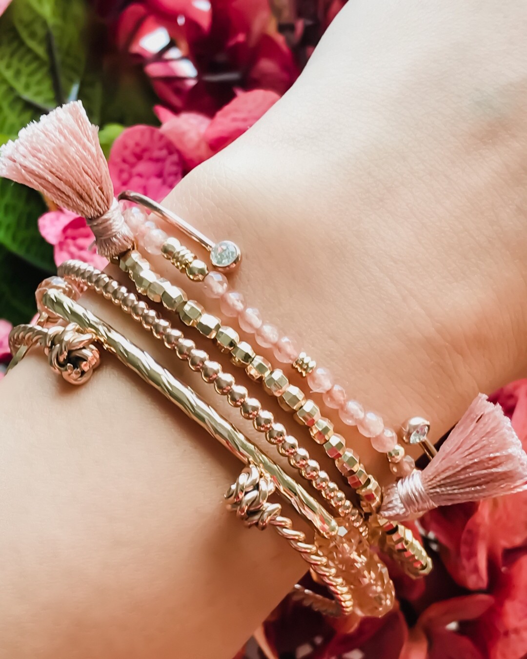 Goddess Collection - Rose Gold Adira Bracelet