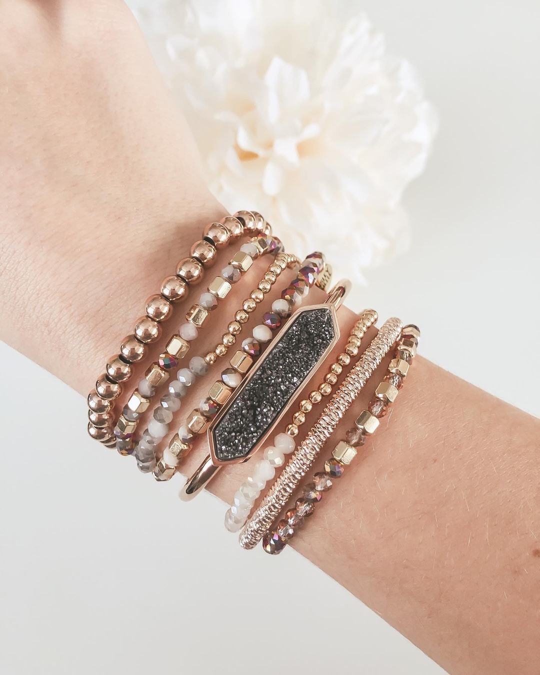 超格安一点 Goddess Collection - Rose Gold Demi Bracelet 6mm | Kinsley アクセサリー
