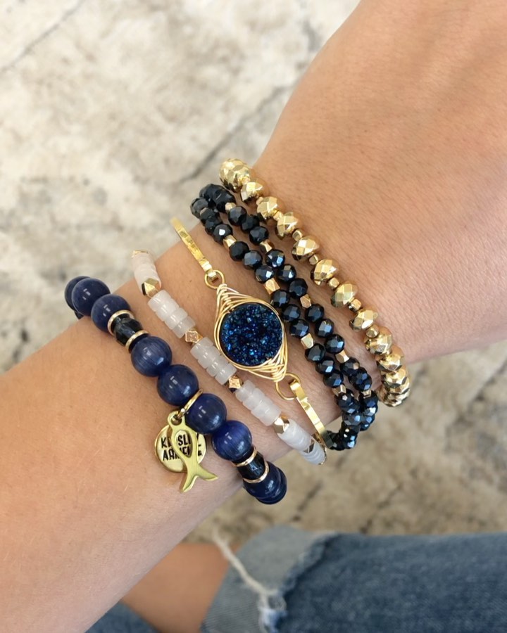 Stone Collection - Ondine Blue Bracelet | Kinsley Armelle