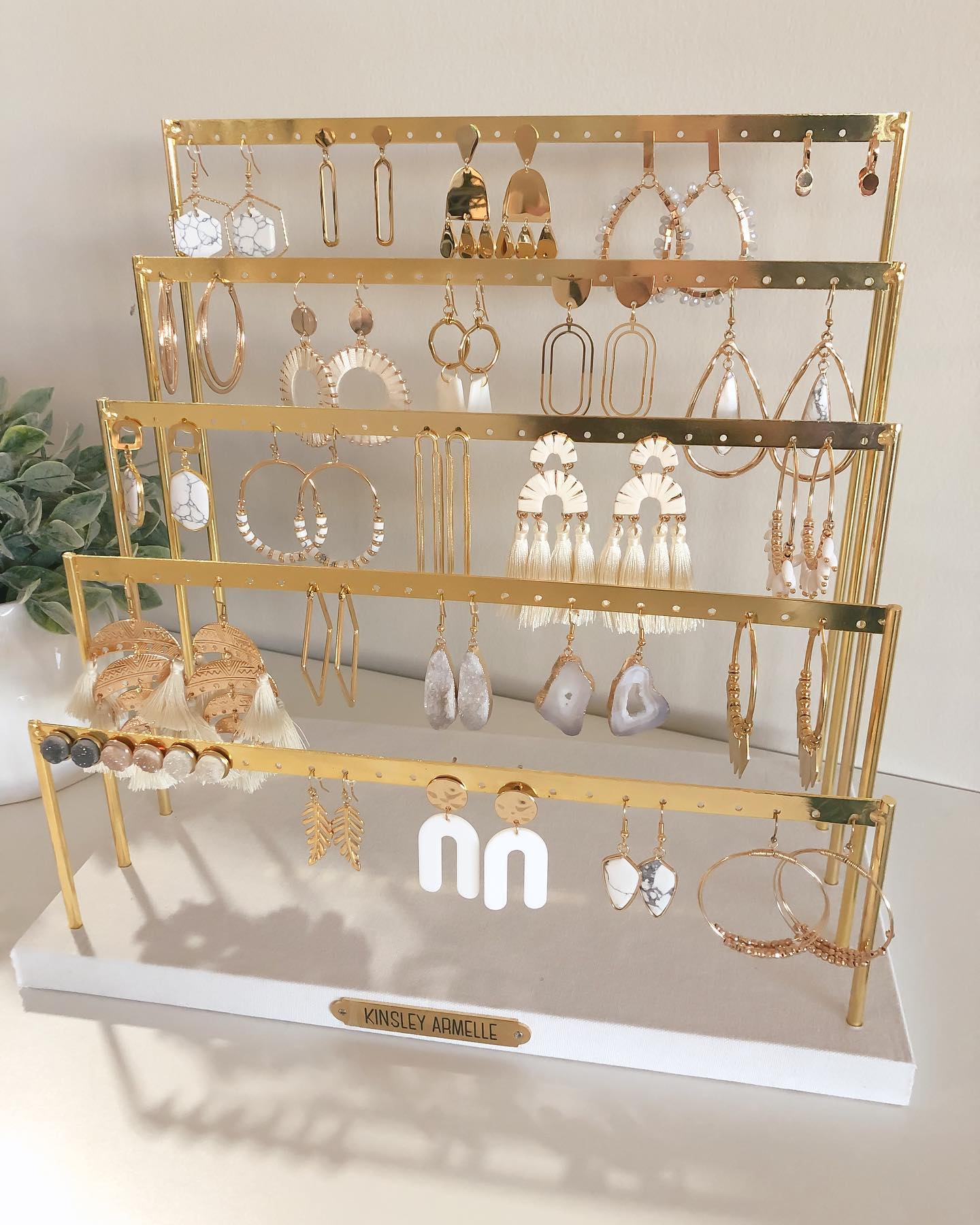 Earring ladder deals jewelry stand