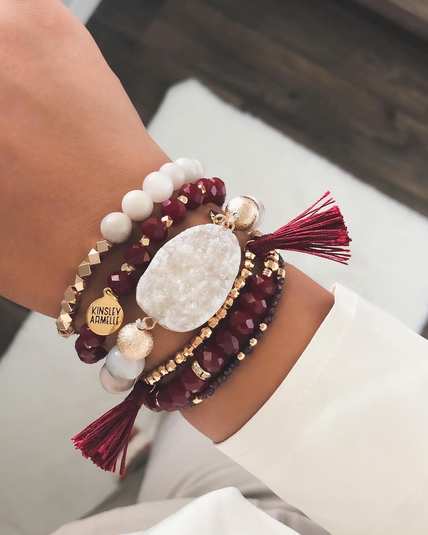 Crystal Stacking Bracelet Bundle, 3 bracelets – Janine Design