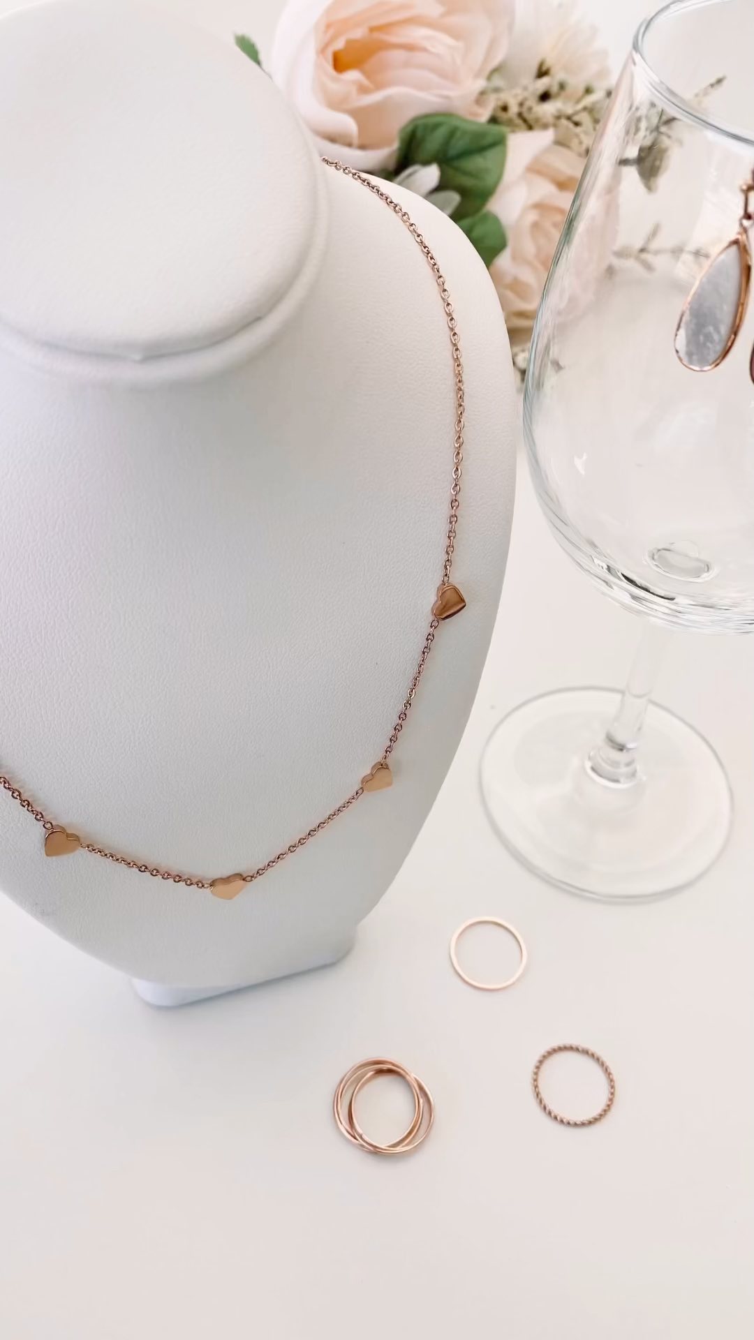 Kinsley Armelle Rose Gold Necklace Extender