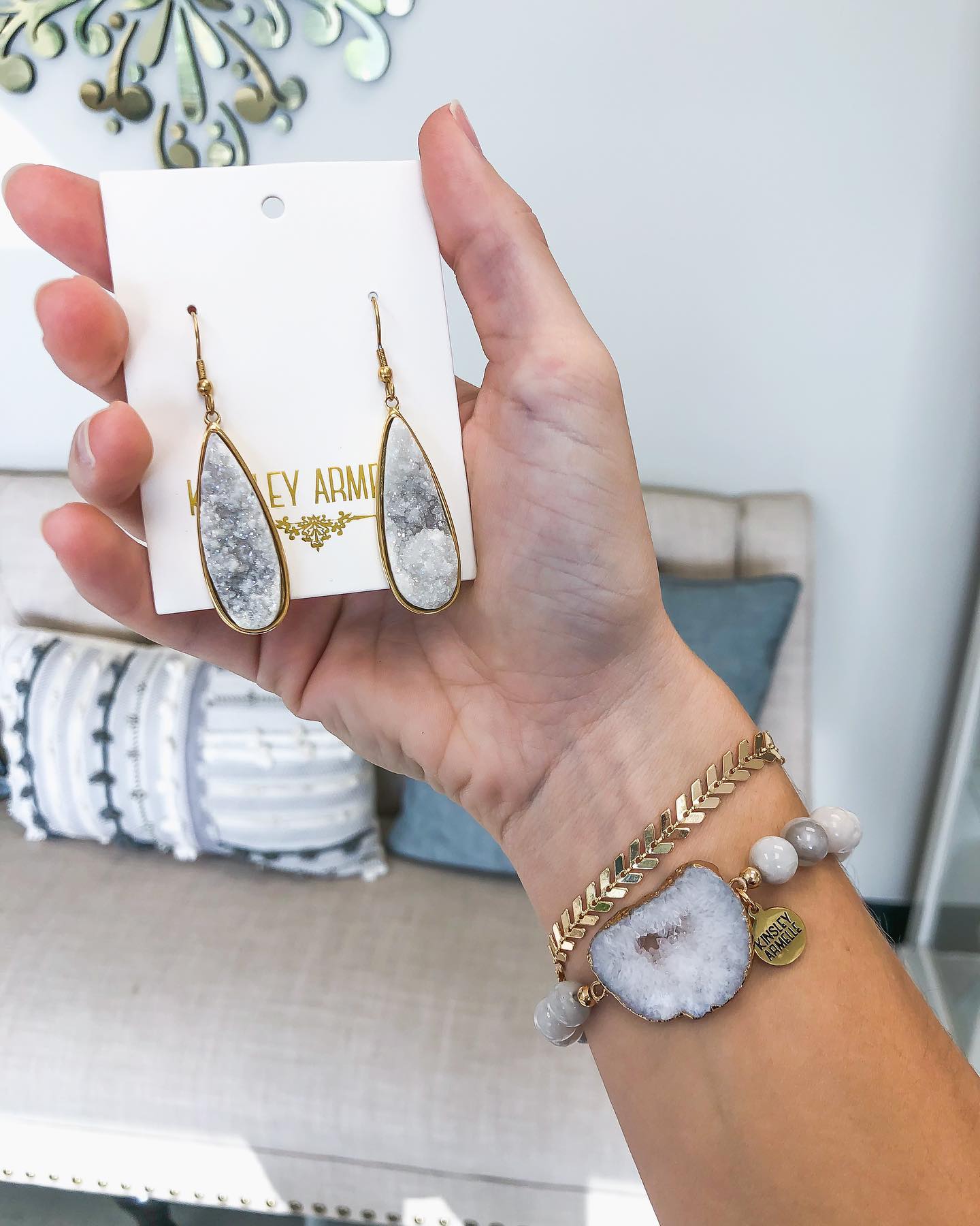 Druzy earring Kit, druzy earring kit, jewelry making kit, earring set, –  Swoon & Shimmer