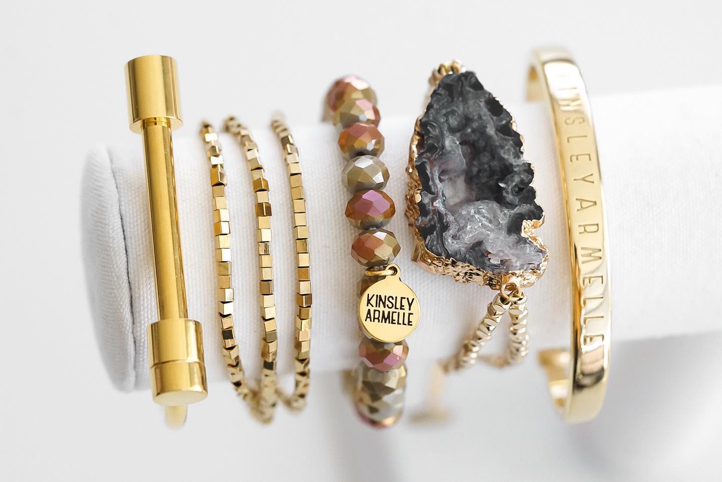 Kinsley Collection - Gold Bracelet | Kinsley Armelle® Official