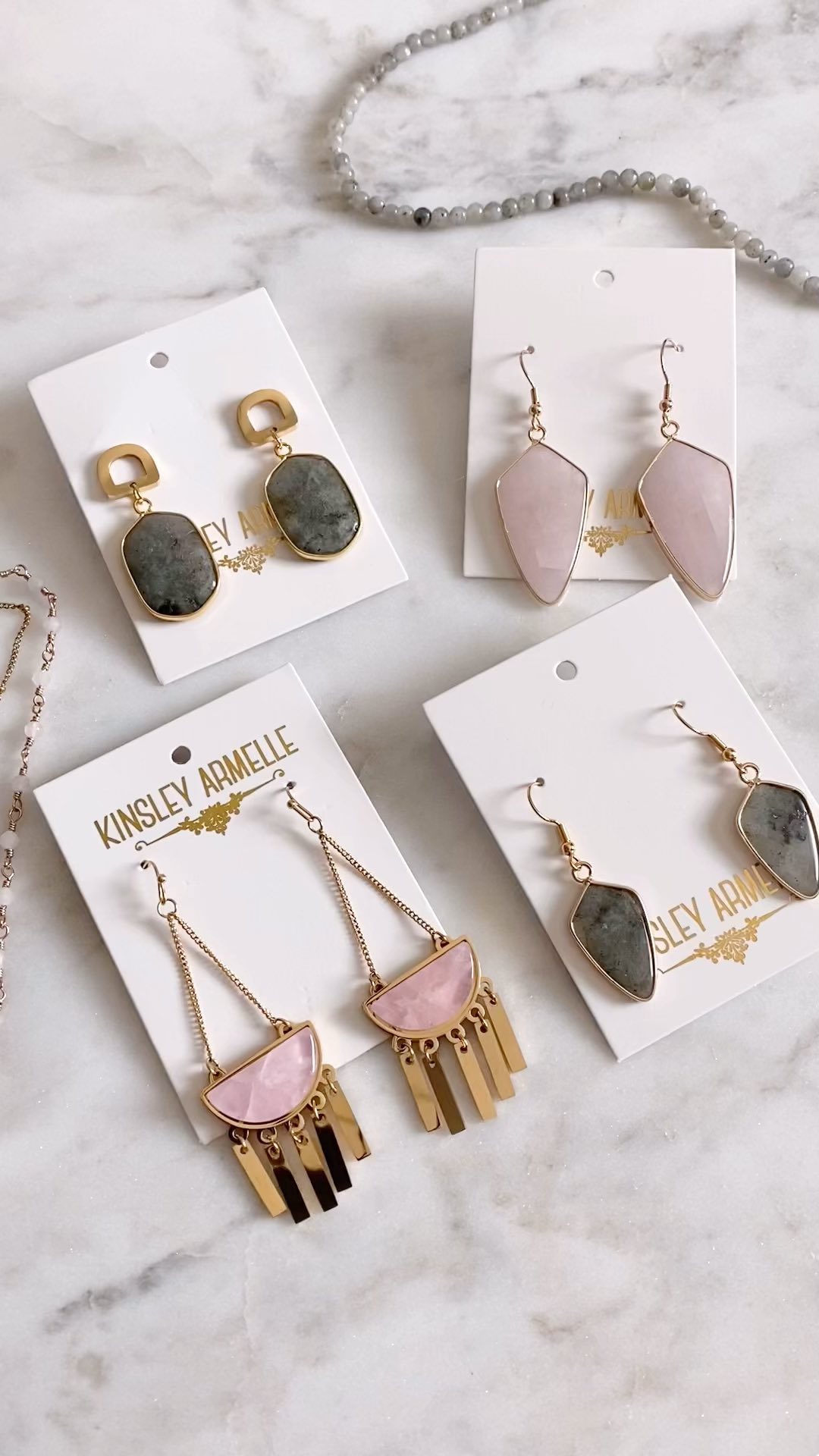 Rayna Collection - Haze Earrings | Kinsley Armelle® Official