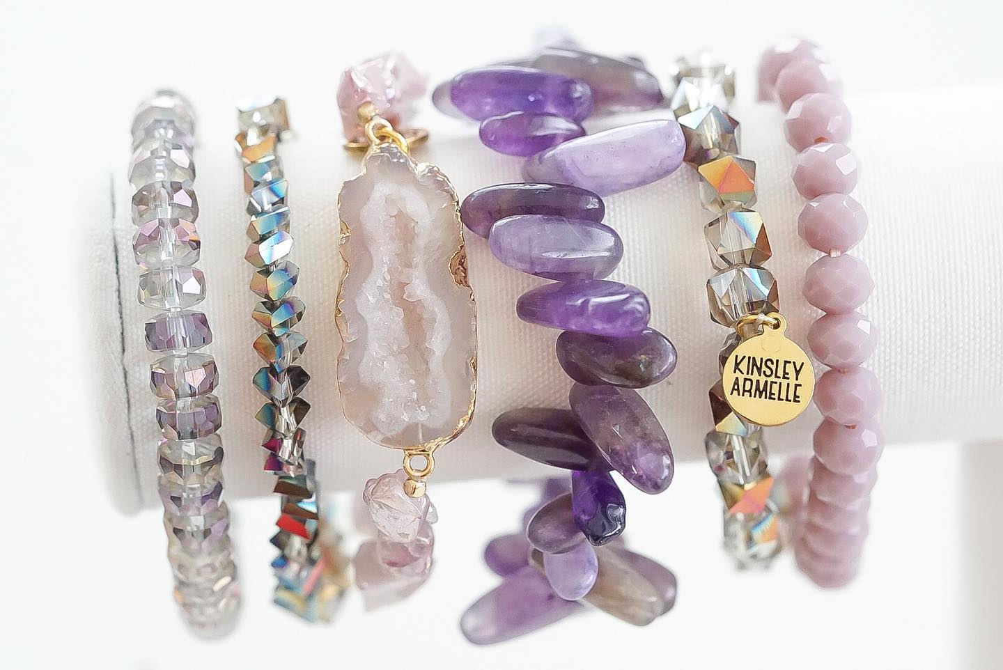 Crystal Stacking Bracelet Bundle, 3 bracelets – Janine Design