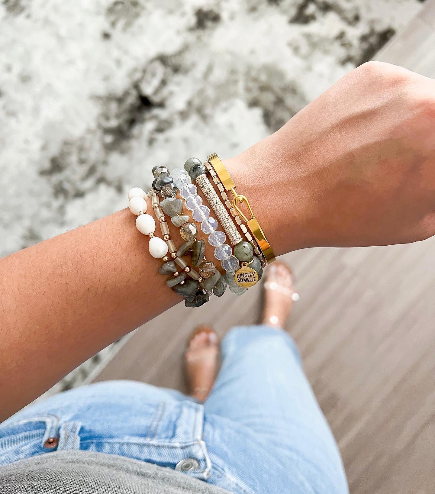 Crystal Stacking Bracelet Bundle, 3 bracelets – Janine Design