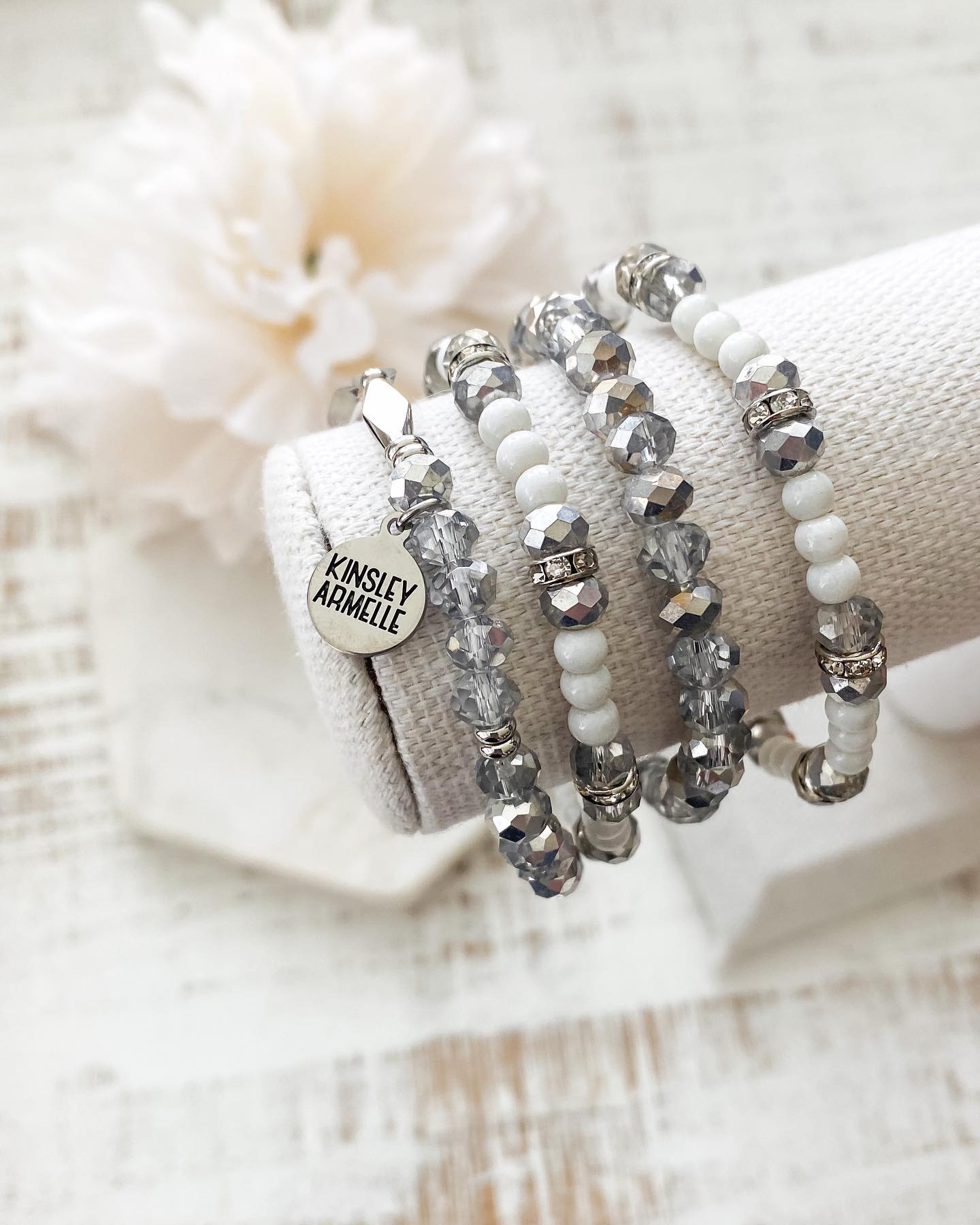 Crystal Stacking Bracelet Bundle, 3 bracelets – Janine Design