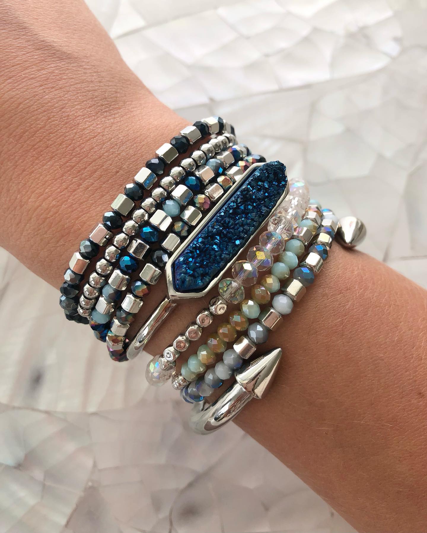 Stacked Collection - Silver Liberty Kinsley | Official Bracelet Set Armelle®