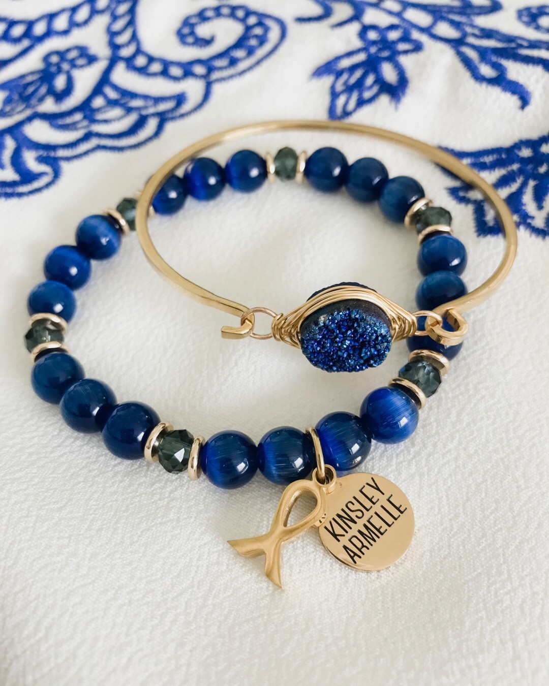 Stone Collection - Ondine Blue Bracelet | Kinsley Armelle